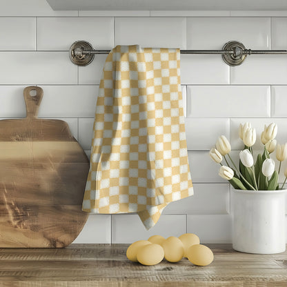 Tea towel with eggs mockup – perfect for Easter, spring & everyday designs